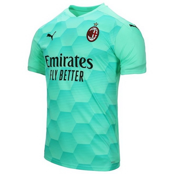 Tailandia Camiseta AC Milan 1ª Kit Portero 2020 2021 Verde